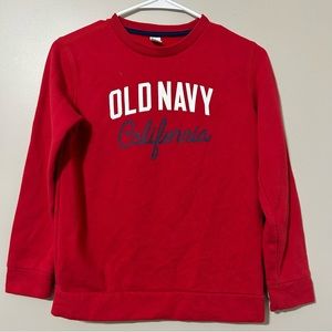 Kids Old Navy Red Sweater Size L